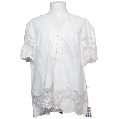 Haut (Blanc) de Flamenco Coton