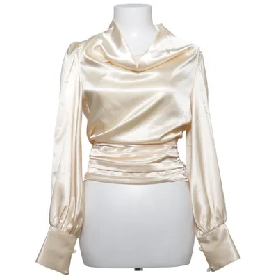 Blus (Beige) från M-KAE Elastan, Polyester