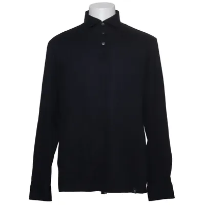 Rugby shirt (Zwart) van Boggi Milano Katoen