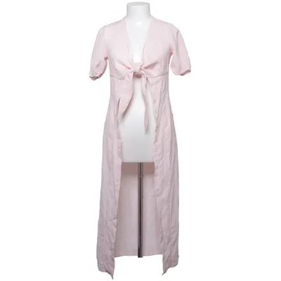 Långklänning (Rosa, Vit) från Boohoo Elastan, Polyester