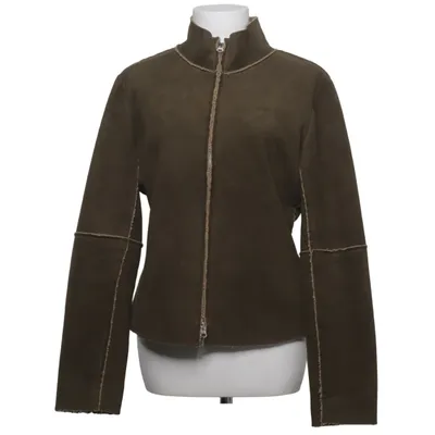 Shearling jacket (Green) from Velvet Polyester