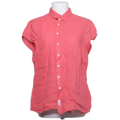 Short sleeve shirt (Red) from Newhouse Linen