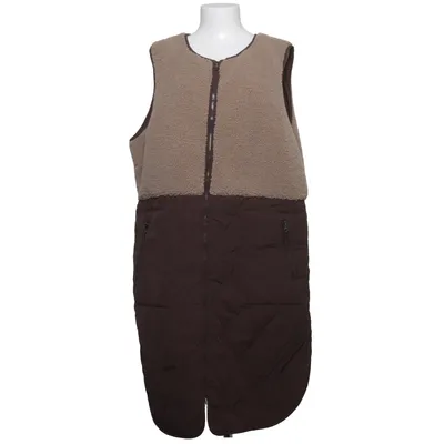 Ytterväst (Brun, Beige) från Zizzi Polyamid, Polyester