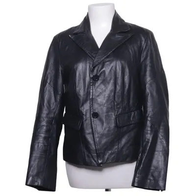 Blazer en cuir (Gris) de Peter Hahn Cuir, Polyester