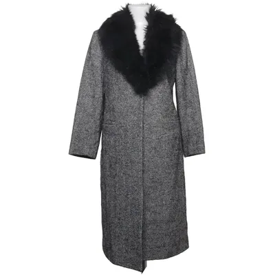 Kappa (Grå, Svart) från Zara Woman Nylon, Viskos, Ull