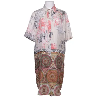 Robe (Beige, Multicolore) de Maliparmi Soie