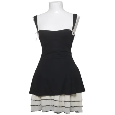 Kjole (Sort, Hvid) fra Rihoas Elastan, Polyester