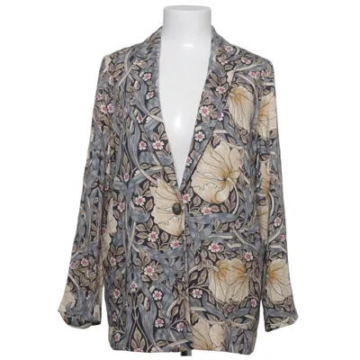 Kavaj (Grå, Flerfärgad) från Morris & Co x H&M Lyocell, Polyester, Viskos