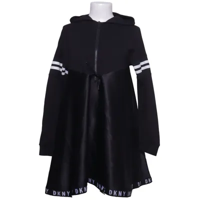 Capuchon jurk (Zwart, Wit) van DKNY Elastaan, Polyamide, Polyester, Viscose