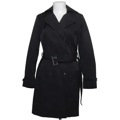 Trench-coat (Noir) de Cole Haan Coton, Polyester