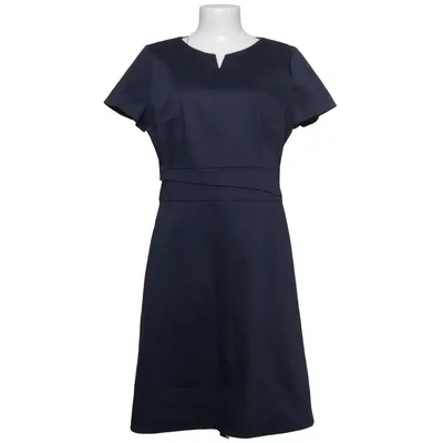 Jurk (Blauw) van Hugo Boss Katoen, Cupro, Elastaan