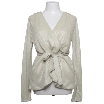 Wikkelblouse (Beige) van Happy Holly Polyester