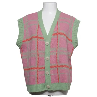 Vest (Pink, Green, Multicolored) from Kauf Dich Glücklich Acrylic, Alpaca wool, Viscose