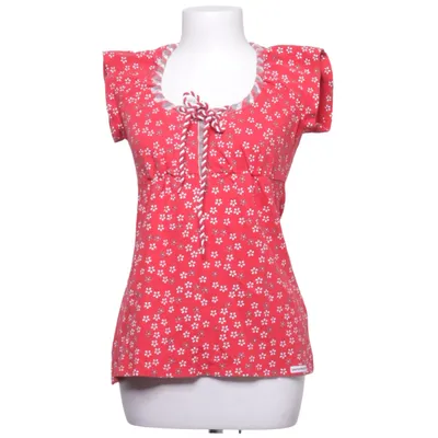 Top (Red, White) from Blutsgeschwister Cotton, Elastane