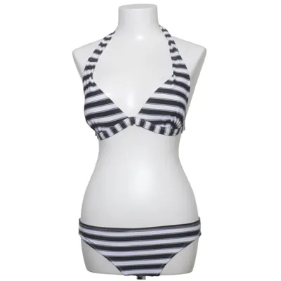 Bikini (Svart, Vit) från Cross Sportswear Elastan, Polyamid