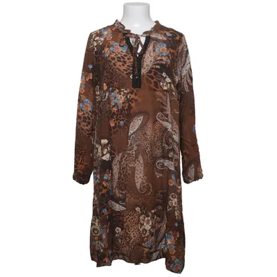 Dress (Brown, Multicolored) from Mirelle Viscose
