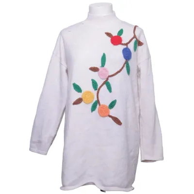 Sweater (White, Multicolored) from DeRoyal Acrylic, Polyamide, Polyester
