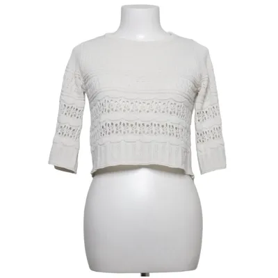 Sweater (Beige) from Mango Linen, Polyester, Viscose