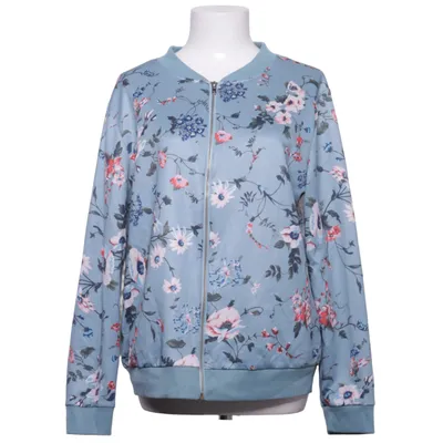 Bomberjakke (Blå, Pink, Flerfarvet) fra Ecowish Elastan, Polyester