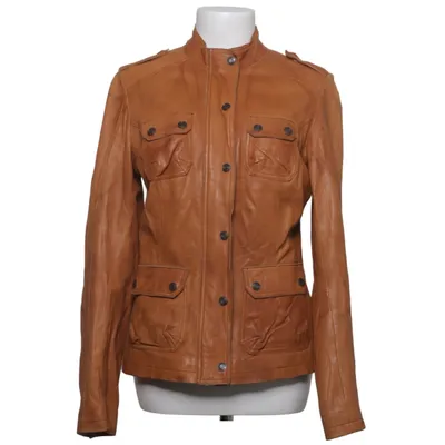 Läderjacka (Brun) från Maze Skinn, Polyester