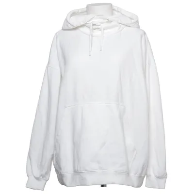 Hoodie (White) from VRS Woman Cotton, Polyester
