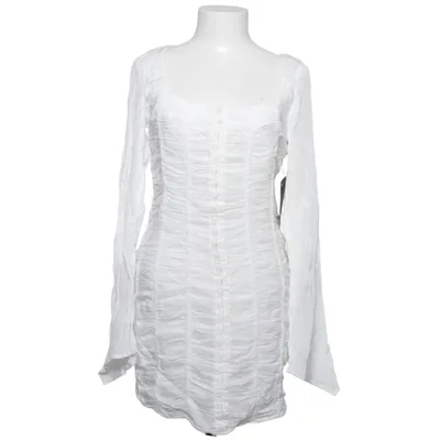 Kjole (Hvid) fra NA-KD Polyester, Viscose