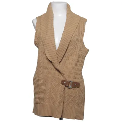 Gilet (Marron) de Lauren Ralph Lauren Acrylique, Coton