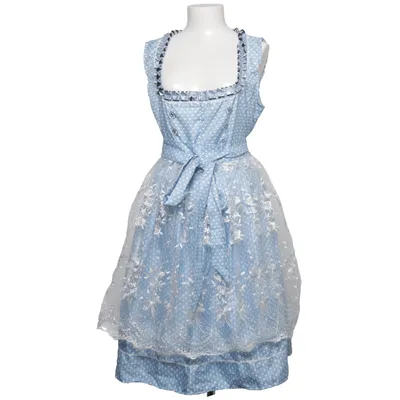 Dirndl (Blue, White) from Heidi Polyester