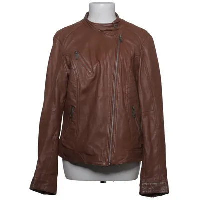 Bikerjacka (Brun) från Maze Skinn, Polyester