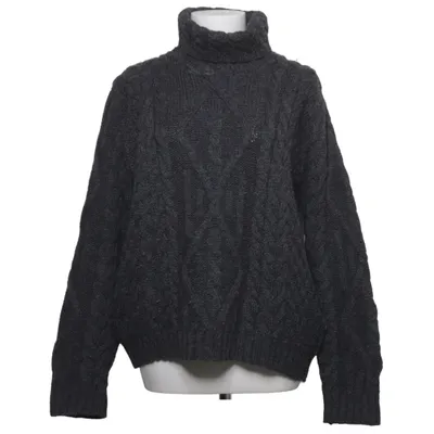 Pul à col roulé (Gris) de Inis Crafts Laine de mouton