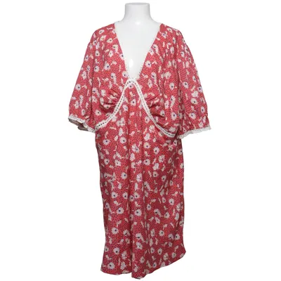 Jurk (Rood, Meerkleurig) van Wednesday's Girl Katoen, Polyester