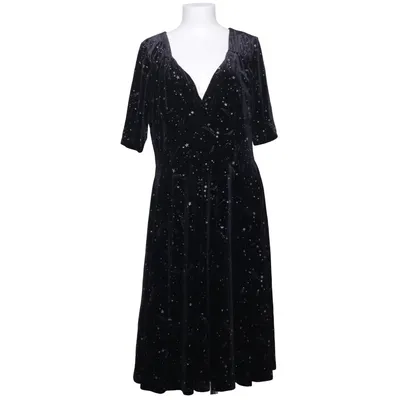 Jurk (Zwart) van Collectif Vintage Elastaan, Polyester