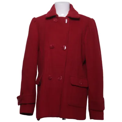 Pea coat (Red) from Isolde Polyamide, Polyester, Wool