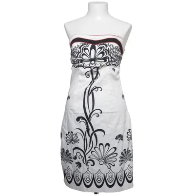 Dress (White, Black) from Sandro Ferrone Cotton, Elastane