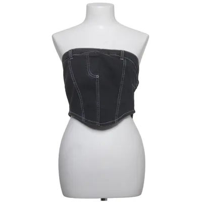 Tube top (Grijs) van NLY Jeans Katoen, Elastaan, Polyester