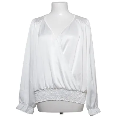 Wrap blouse (White) from Floyd Polyester