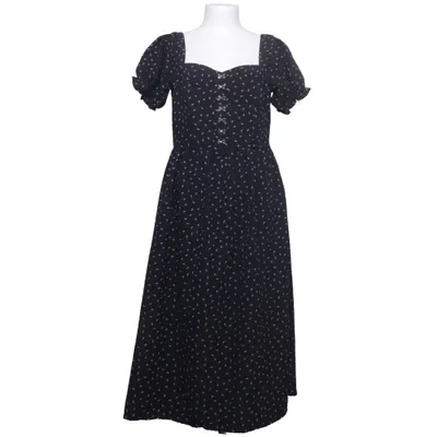 Dress (Black, White) from Disturbia Elastane, Polyester