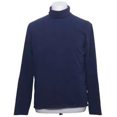 Rollkragenpullover (Blau) von My Basic Baumwolle, Elasthan