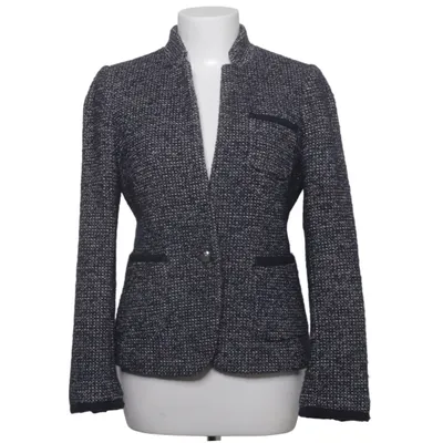 Blazer (Blå, Hvid, Sort) fra Banana Republic Akryl, Bomuld, Elastan, Polyester, Viscose, Uld