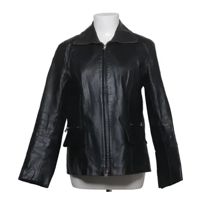 Veste en cuir (Noir) de Just for You Cuir, Polyester