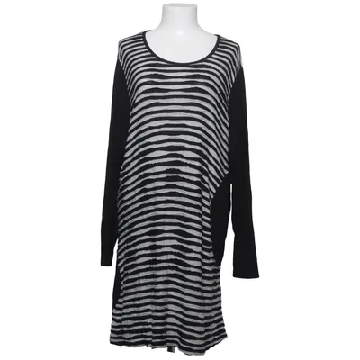 Kjole (Sort, Hvid) fra Handberg Elastan, Viscose