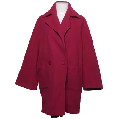 Coat (Red) from Helene Berman London Acetate, Cashmere, Polyamide, Wool