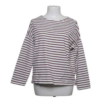 T-shirt à manches longues (Blanc, Rouge) de Hessnatur Coton biologique