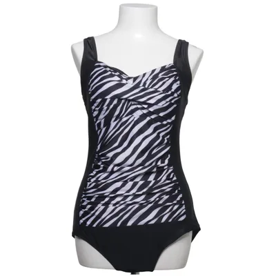 Badedragt (Sort, Hvid) fra Janina Polyester