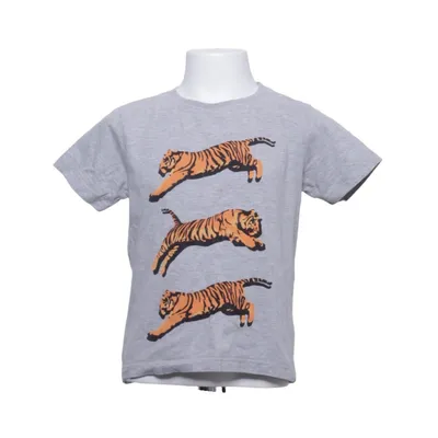 T-shirt (Gris, Orange, Noir) de Gassa Coton, Polyester