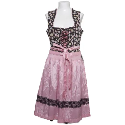 Dirndl (Pink, Sort, Flerfarvet) fra Country Line