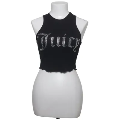 Crop top (Sort) fra Juicy Couture Bomuld, Elastan, Polyester