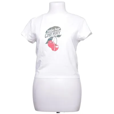 T-shirt (Blanc) de Laura Torelli Coton, Élasthane