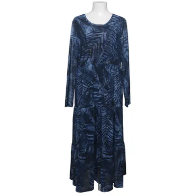 Maxi dress (Blue, Black) from Kenny S. Elastane, Polyester