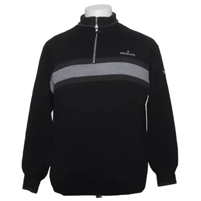 Trui (Zwart, Grijs) van Greensome Merinowol, Polyester